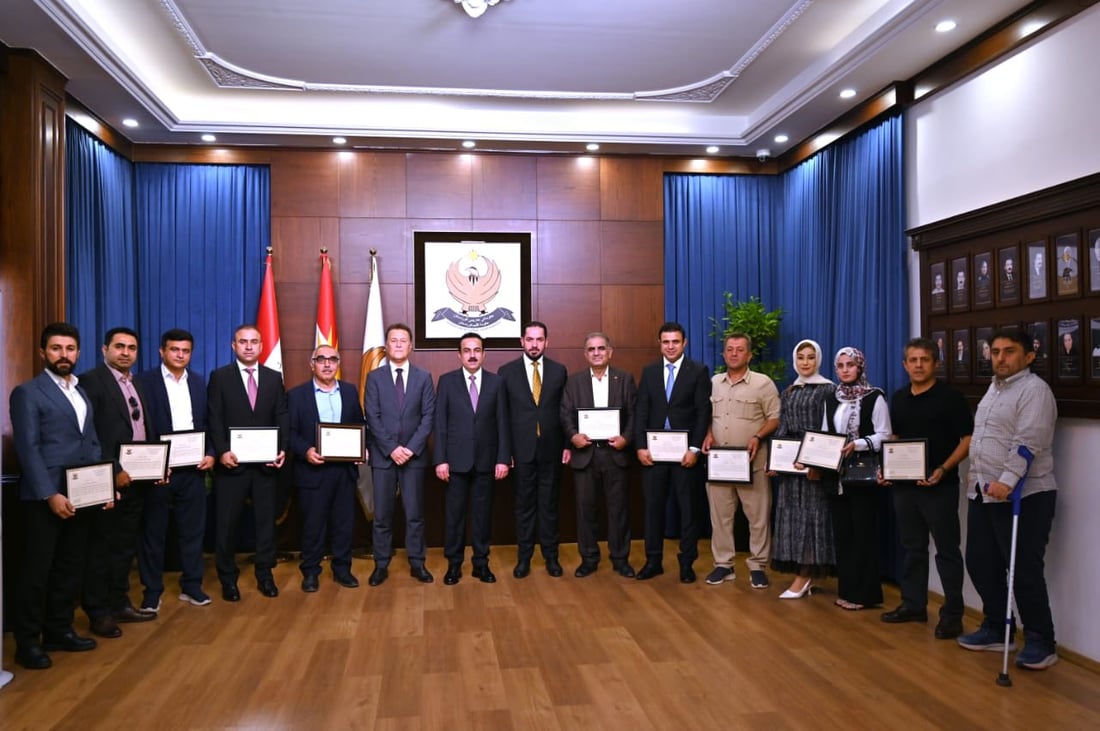 ئه‌ندازیارانی نۆژه‌نكردنه‌وه‌ی بازاڕی قه‌یسه‌ریی هه‌ولێر خەڵاتكران