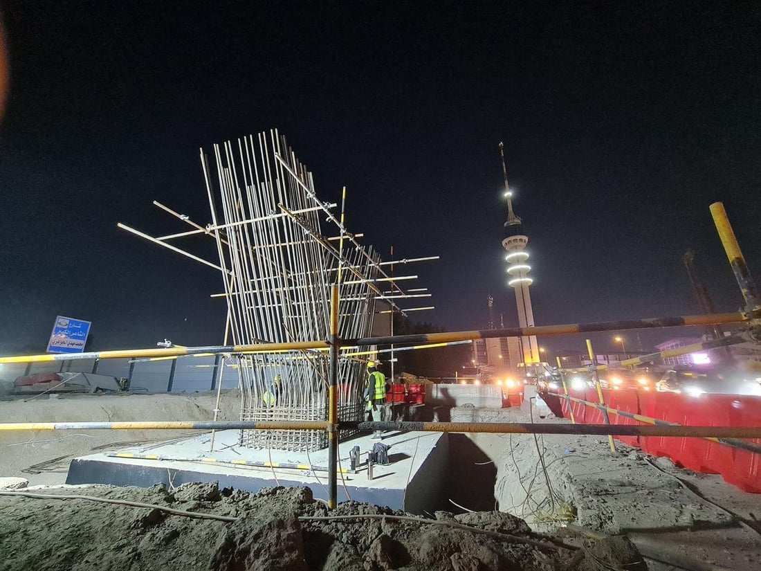 صور: السوداني في جولة ليلية لتفقد مشروع تطوير ساحة النسور