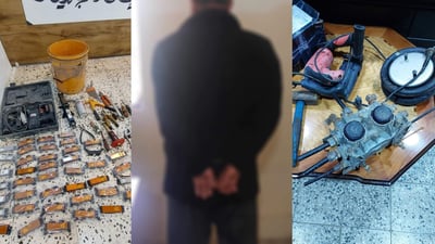 کەسێک لەسەر دزینى پارچەى ئۆتۆمبێل دەستگیر کرا