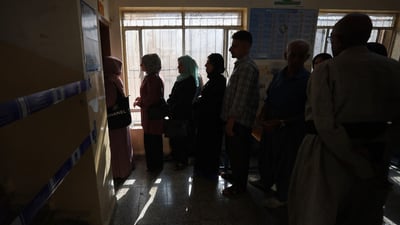 31% voter turnout recorded by noon in Kurdistan parliamentary elections