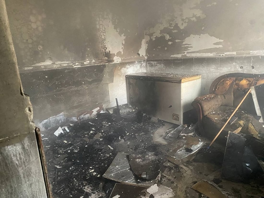 هۆڵی پرسەی شەوکەت شێخ یەزدین لە سۆران سووتێنرا