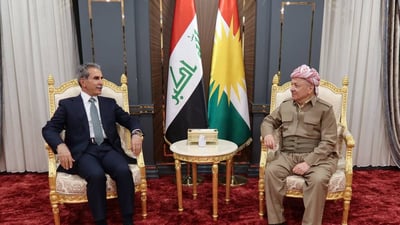 Barzani, Zidan discuss post-election constitutional steps in Duhok