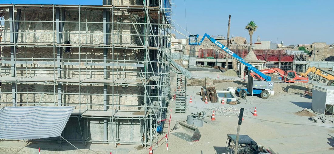 7 طبقات من هولاكو حتى الملك فيصل.. اكتشاف مصلى تحت جامع النوري الكبير في الموصل (صور)
