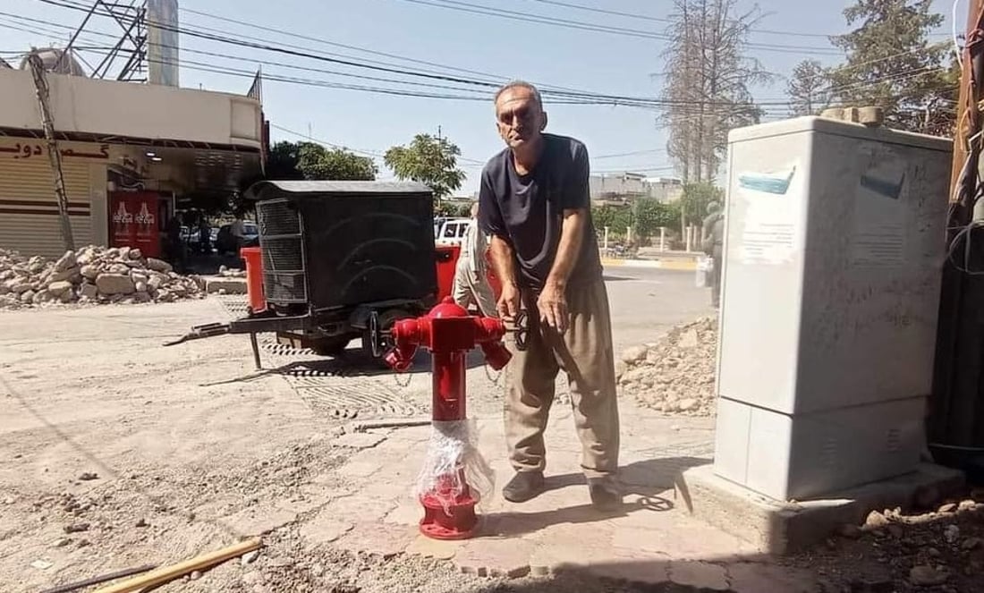 لەناو بازاڕی رانیە سیستمی ئاگرکوژێنەوەی جێگیر دانرا