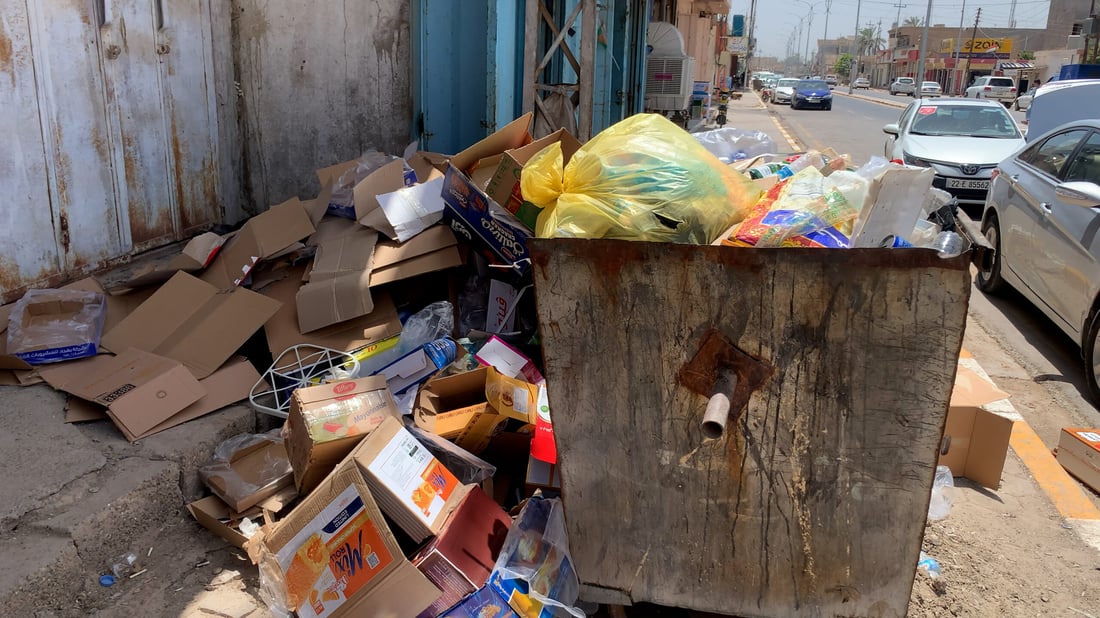 Garbage piles up in Dhuluiya as municipal staff shortages hinder waste collection