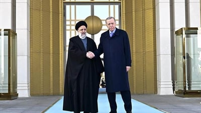 رەئیسی و ئەردۆگان لەسەر چەند دۆسیەیەکی ئەمنی و ئابوری رێککەوتن