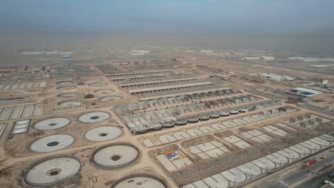 [PHOTOS] Progress at new Basra sewage treatment project