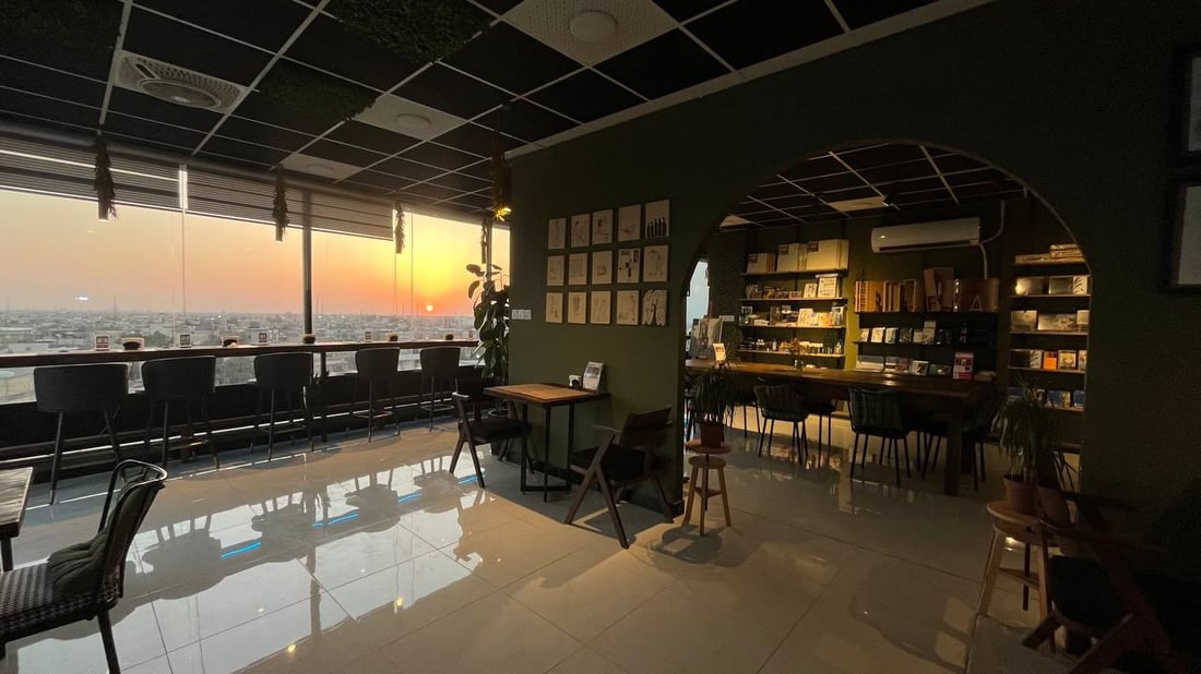 صور: إطلالة ساحرة على البصرة من الأعلى.. فكرة مقهى من لوحة بيكاسو “جرنيكا”