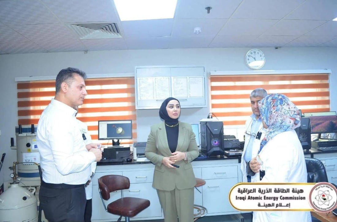 الطاقة الذرية العراقية.. المديرة الجديدة تراجع مهام المختبرات الإشعاعية والنووية