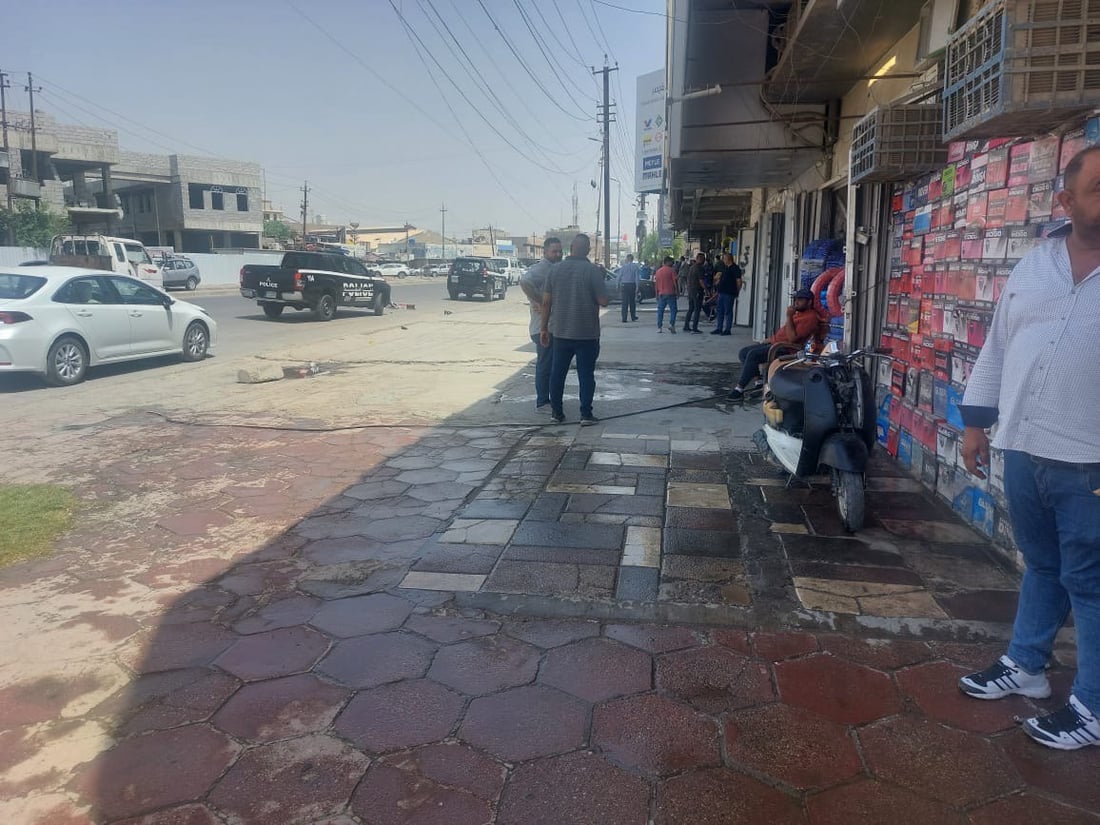 عادت الإطارات إلى داخل المحلات والرصيف أصبح واسعاً.. صور من شارع مشن في الكرادة