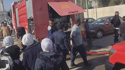 حريق في ثانوية للبنات بالخالص.. 6 حالات اختناق بينهن المديرة (صور)