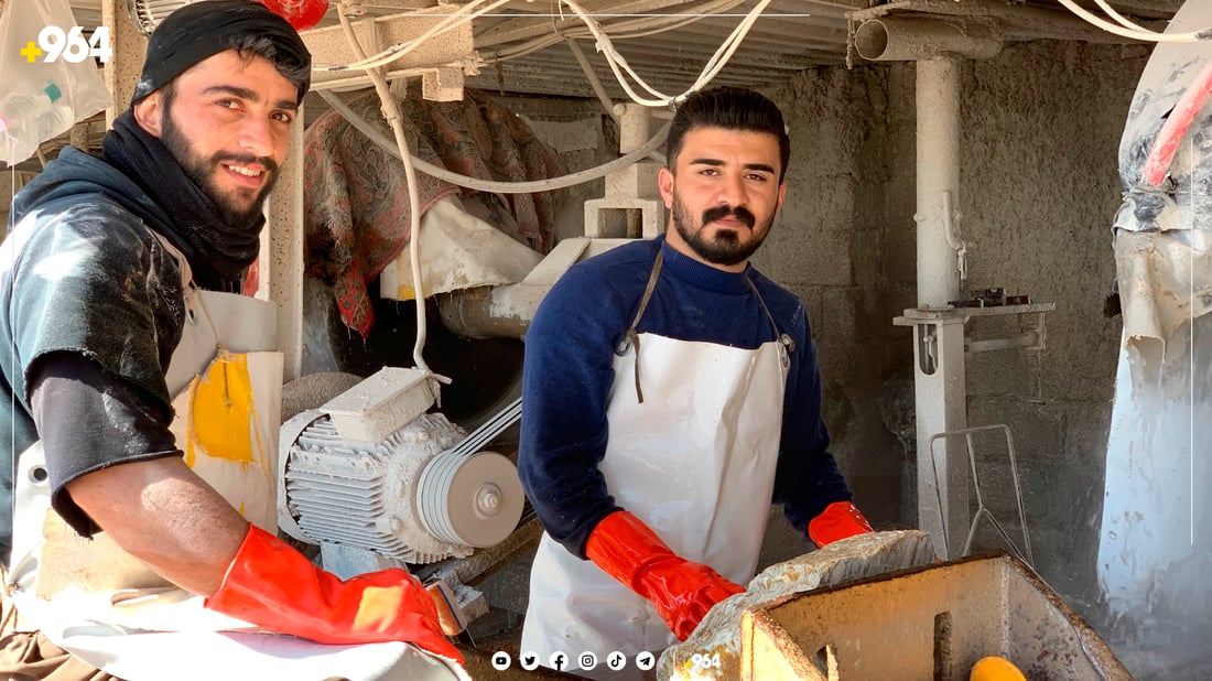 ژیان لەنێو کارگەی رێکخستنی بەرد لە دەربەندیخان