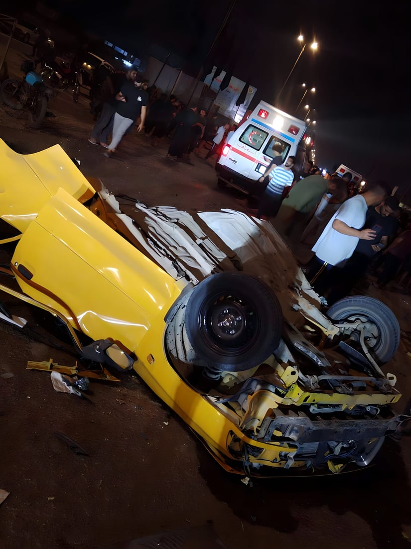 3 حوادث مروعة في الديوانية.. السايبا انشطرت نصفين (صور)