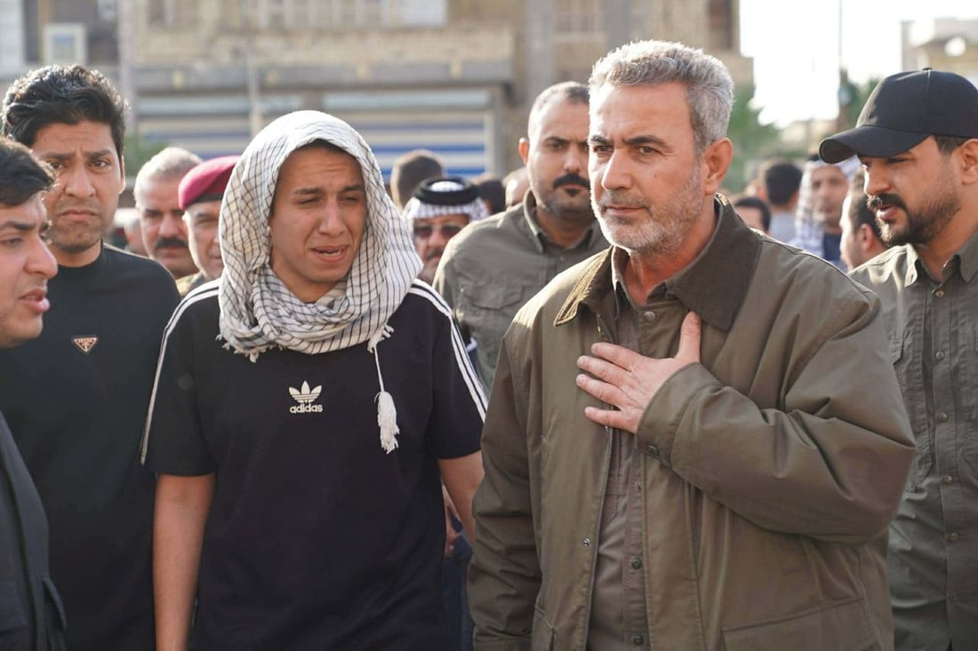 صور: أبو فدك في الأنبار لتعزية عوائل ضحايا القصف الأميركي