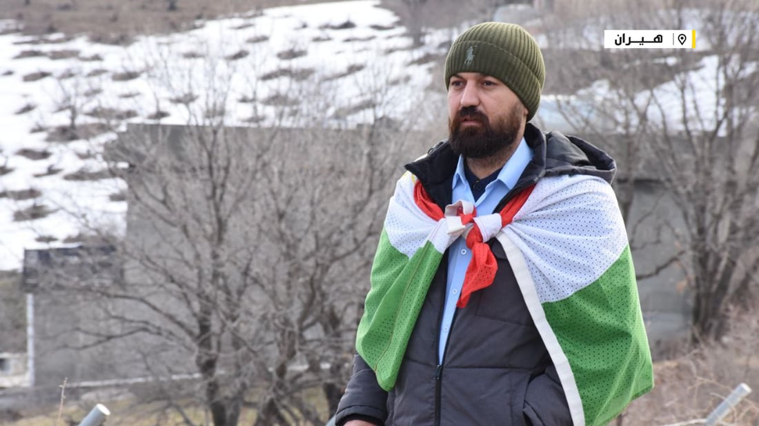 هاووڵاتییەک لە هیرانەوە بەپێ بەرەو هەولێر بەڕێکەوت