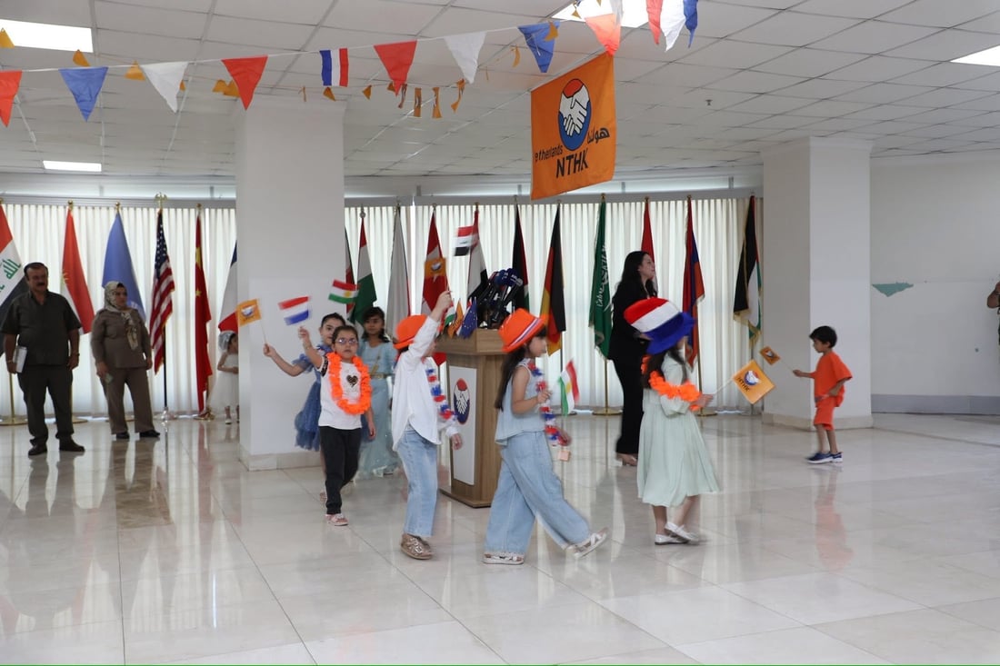 كتێبخانە و شوێنی یاری منداڵان له‌ناو بەڕێوەبەرایەتی نشینگەی هەولێر كرایه‌وه‌