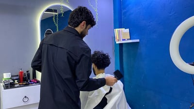 Halabja barber offers free home haircuts for people with disabilities and health conditions
