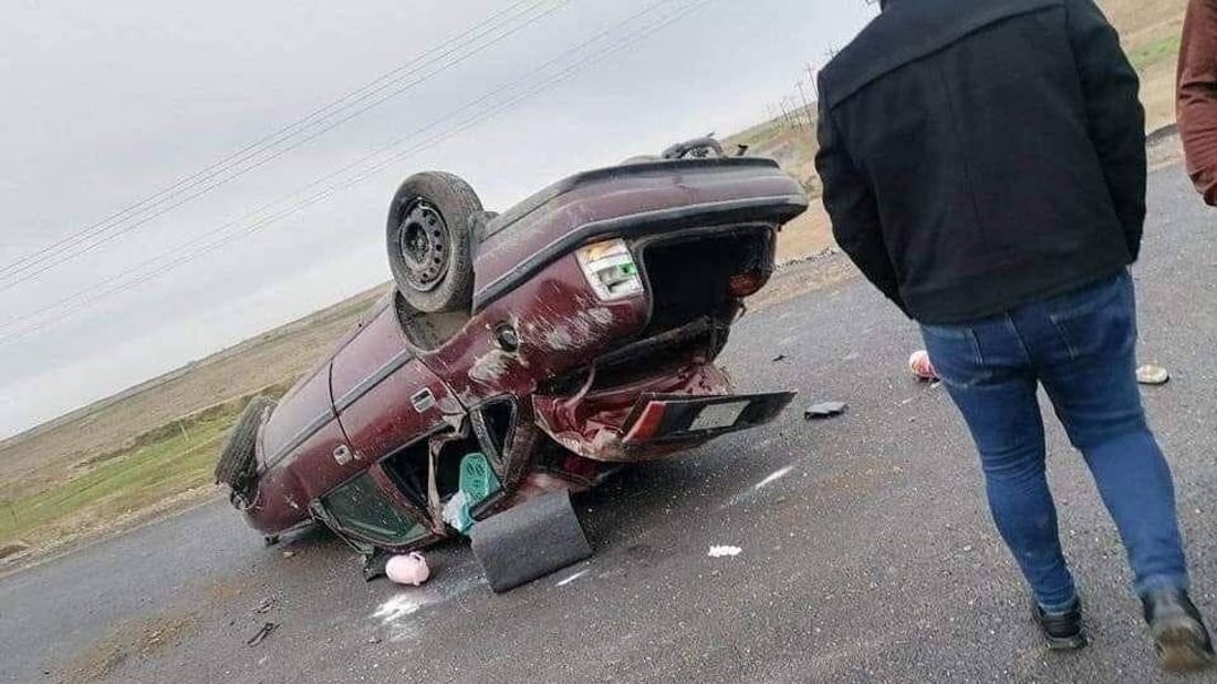 انقلاب “فكترا” ينهي حياة شخص ويصيب 4 من عائلته على طريق كركوك – داقوق