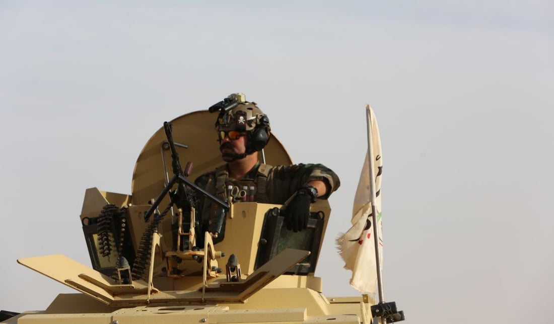 حەشدی شەعبی ئۆپەراسیۆنی ‘سەپاندنی سەروەری’ لە بیابانی عێراقدا ئەنجام دەدات
