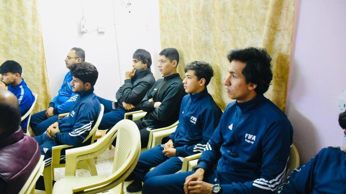 صور: الحكم البصري البارز حسين فلاح يدرّب الشباب في خور الزبير 3 أيام