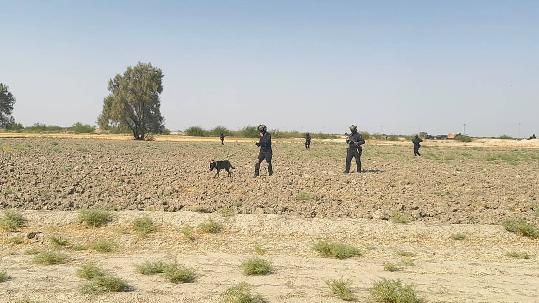 صور: مكافحة الإرهاب ينفذ حملة تفتيش واسعة في النجف والديوانية وواسط