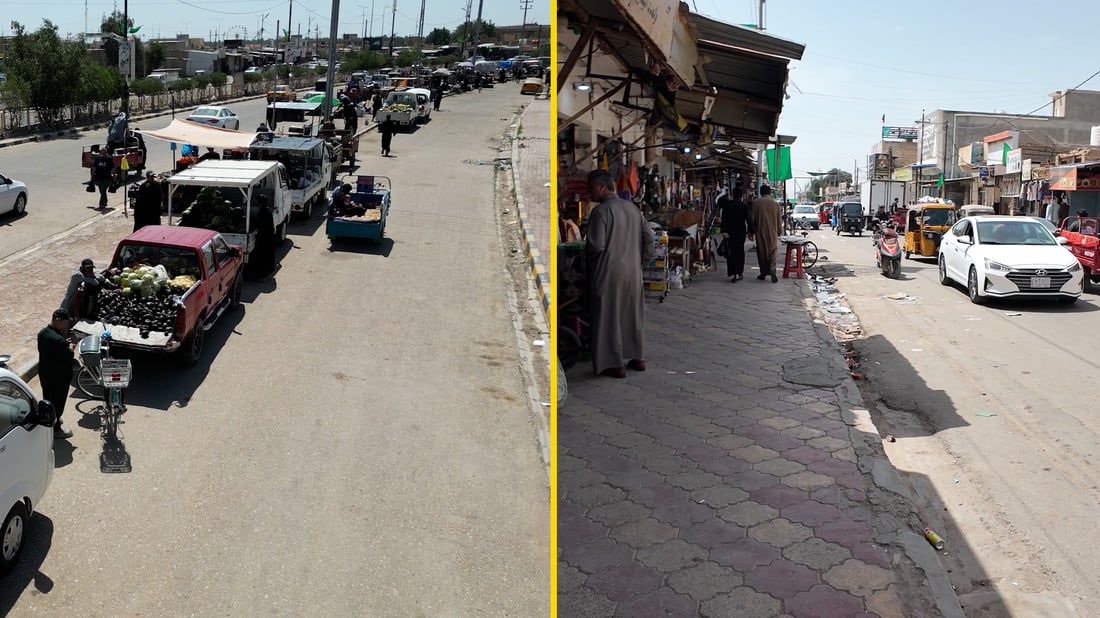 احتكاك حبايب في ميسان.. سوق قلعة صالح الجديد احتله أهل المجر