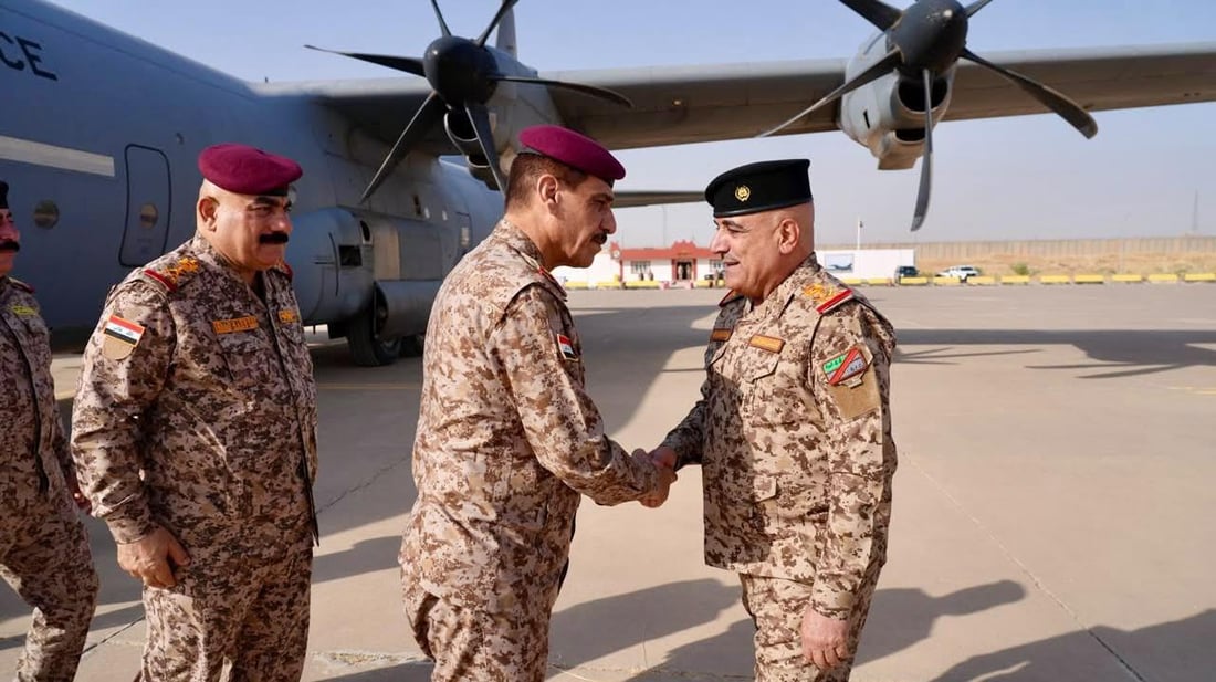 يار الله يصل إلى نينوى للوقوف على الأوضاع الأمنية بالكامل (صور)
