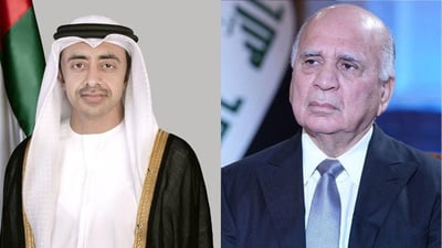 فؤاد حسين يبحث هاتفياً مع نظيره الإماراتي خفض توترات المنطقة