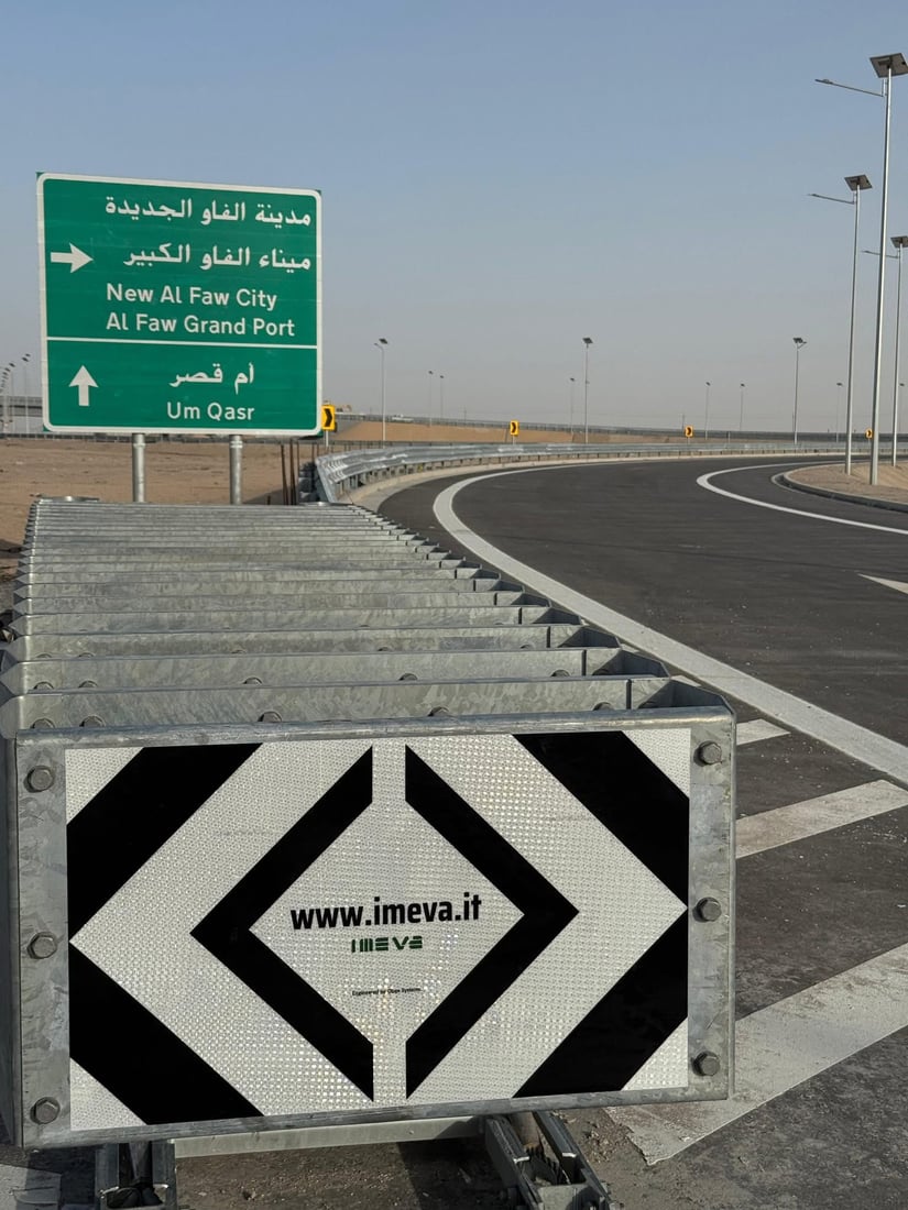 اكتمال الطريق الرابط بين ميناء الفاو وأم قصر بطول 62 كم