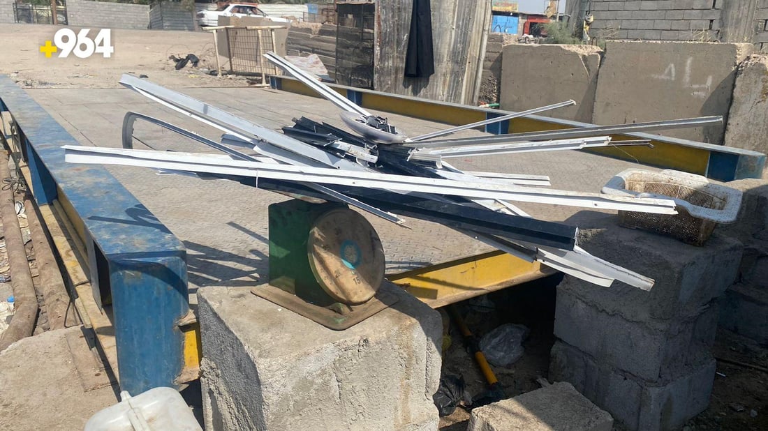 صور من علوة المعادن في أبو الخصيب: تشتري من “الجوالين” وتبيع لمعمل البصرة