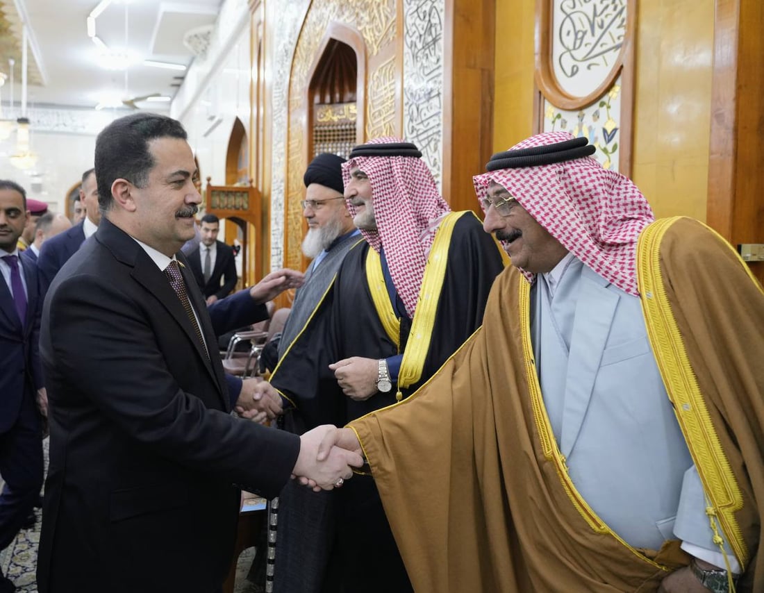 البصرة: السوداني في ديوان زعيم الشيخية وكل الوجهاء حضروا (صور)