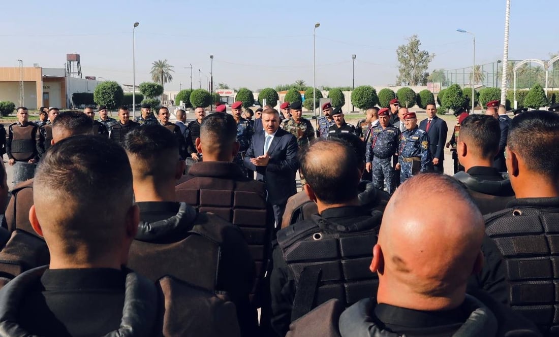 صور من معسكر “دبلن”.. الشرطة العراقية تتدرب على فض الشغب وتحرير الرهائن