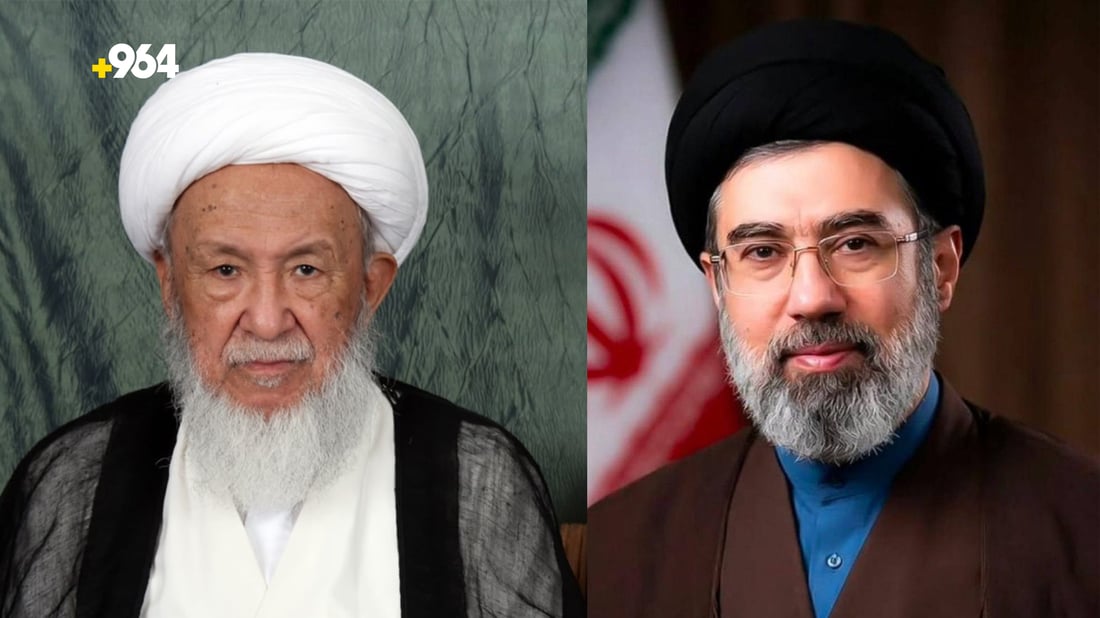 مجتبى خامنئي يواسي حوزة النجف.. رسالة تعزية برحيل المرجع الفياض
