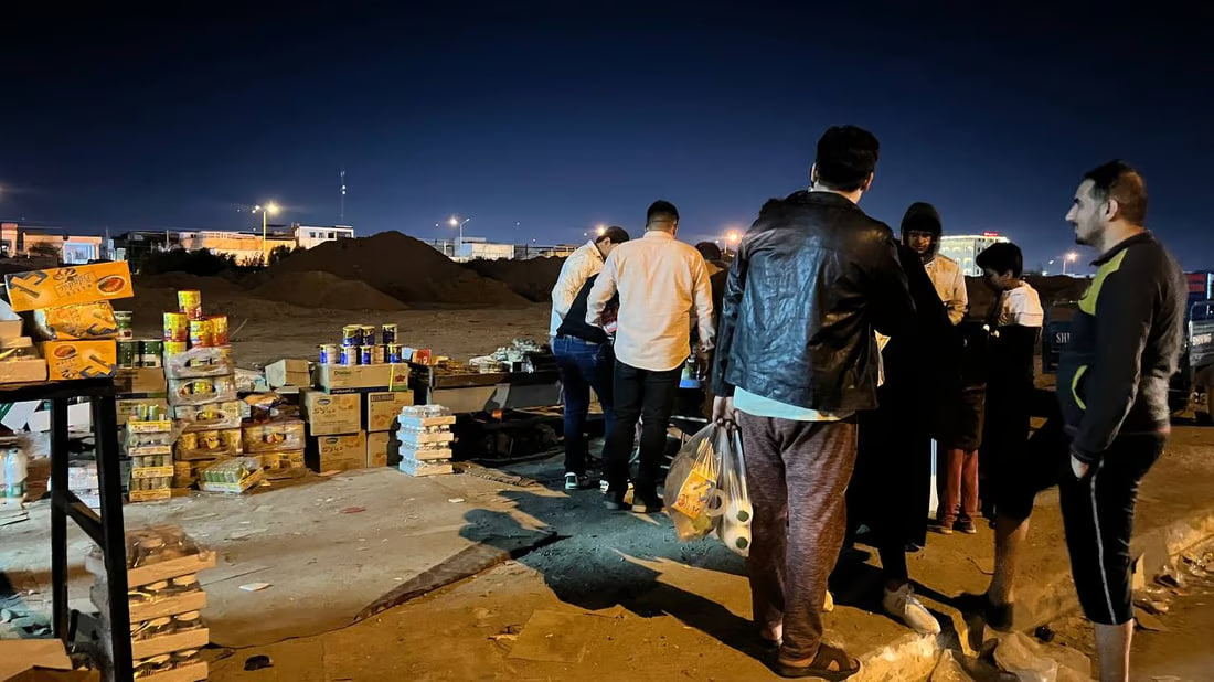 Mobile market thrives offering affordable variety of goods in Basra