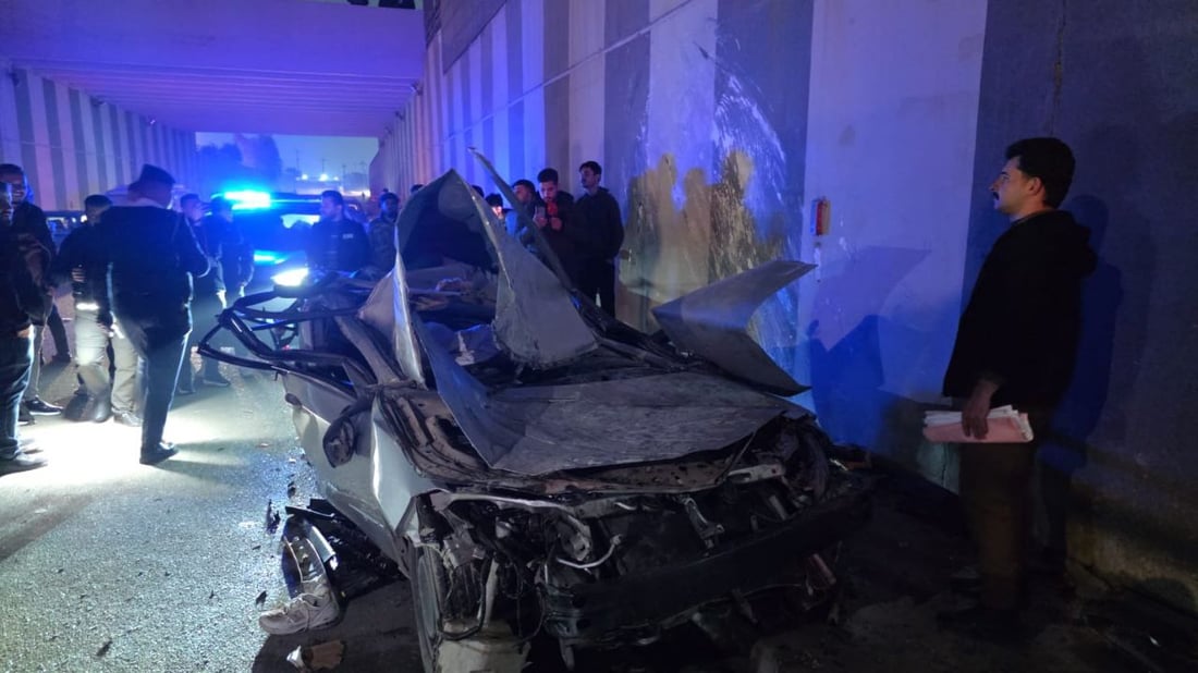 سقوط مروع من نفق رحيماوة.. وفاة شخصين في كركوك