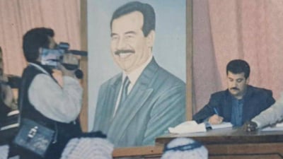 السوداني عن صورته مع صدام: عائلتي أجبرت على حضور المناسبات والزراعة أعطتني مساحة كبيرة