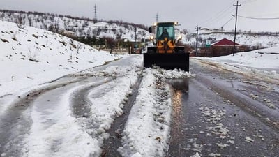 بەفر رێگای چیای سەفینی داخستووە و تاوەکو ئێستا نەکراوەتەوە