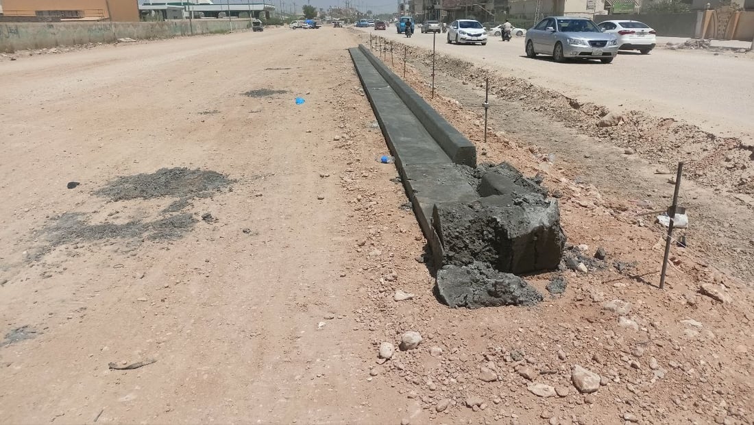 صور: طويريج تخشى دخول محرّم وصفر قبل تأهيل شارع مهم.. والشركة ترد: هذا أسرع ما لدينا