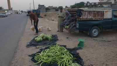 تأتيك إلى المنزل رخيصة وتازة.. إقبال واسع على خضروات السيارات الجوالة في ديالى