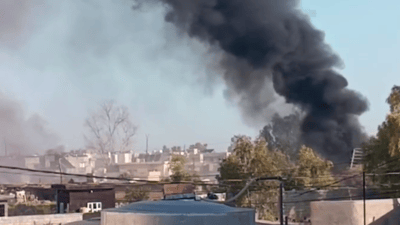 حه‌شدی شەعبی له‌ چه‌ندین لاوه‌ بۆردومان كرا