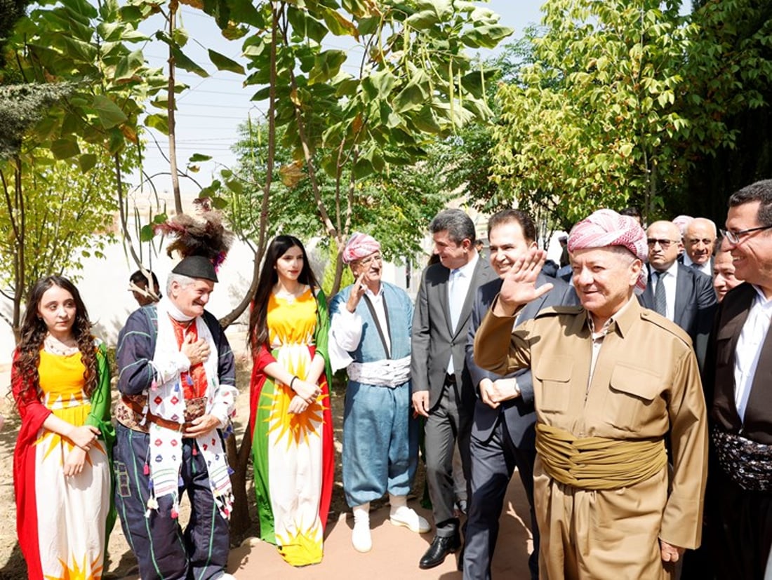 بارزاني يدعو شركاء العملية السياسية إلى مراعاة مبادئ الشراكة والتوافق والتوازن