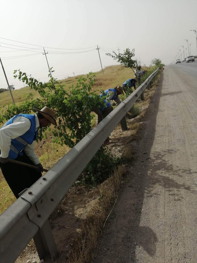 ساتی پاككردنەوەی بلوارەكانی عەربەت