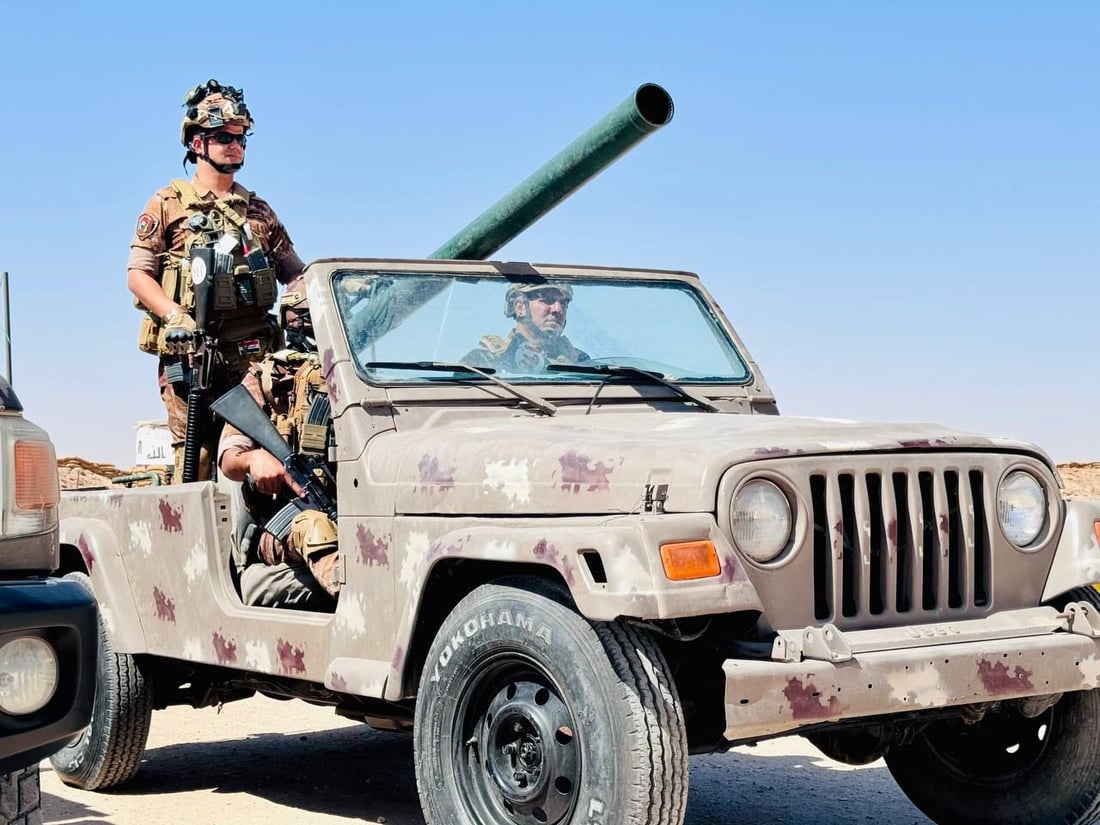 صور: العراق يجري تمارين “فورية” على الشريط الحدودي مع سوريا