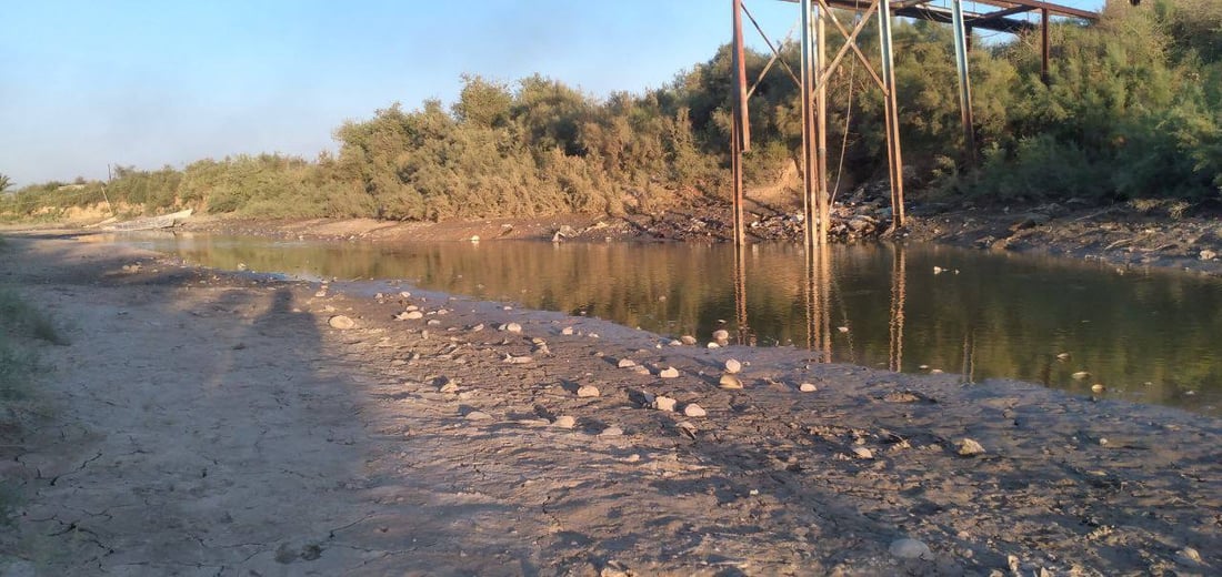 ميسان: “مشاحيف” بلا ماء في نهر “أم الطوس” وعوائل “بني هاشم” ستهاجر (صور)