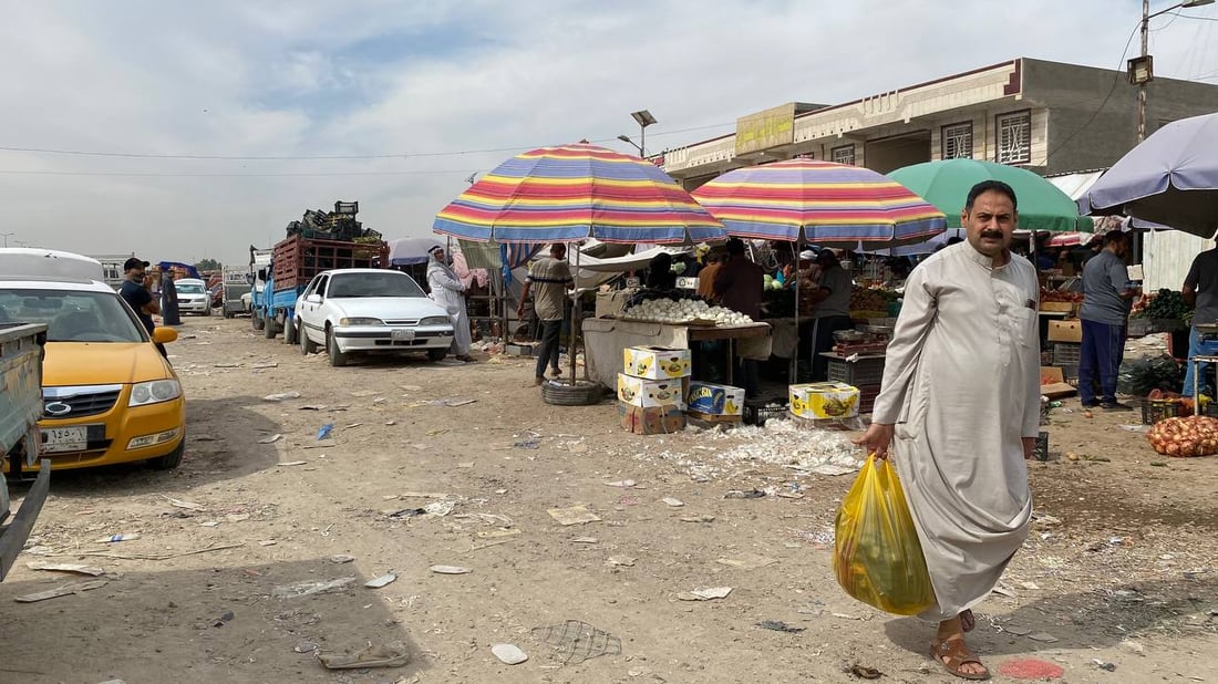 مشكلة بسطات أبو غريب عند نقطة الصفر.. الباعة لا يريدون السوق الجديد! (صور)