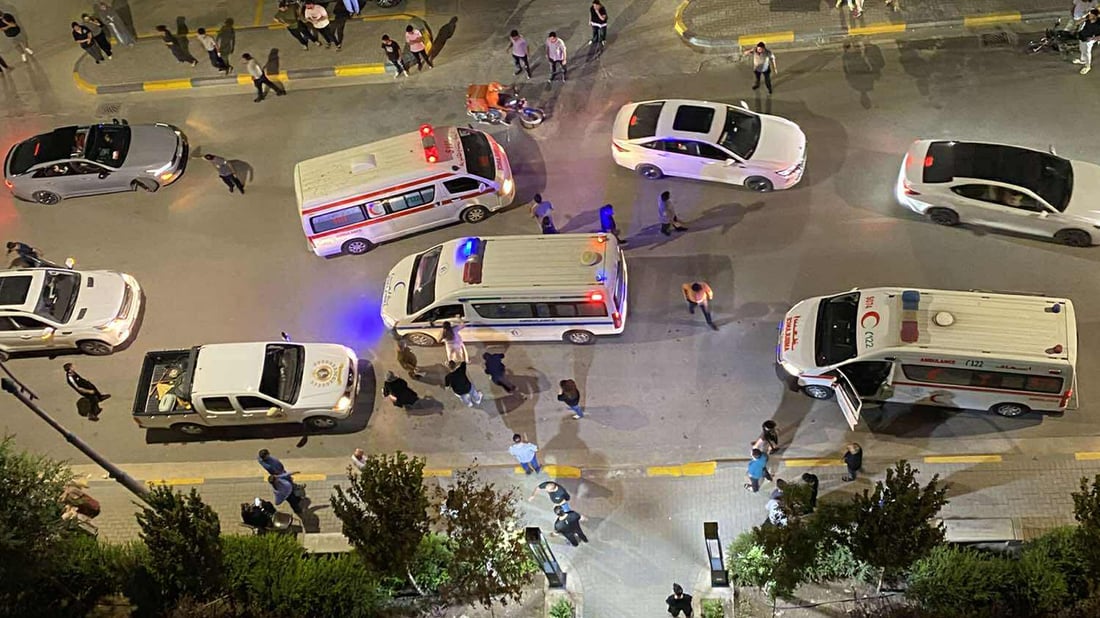 کەسێک لە پڕۆژەیەکى نیشتەجێبوونى سلێمانى کەوتە خوارەوە