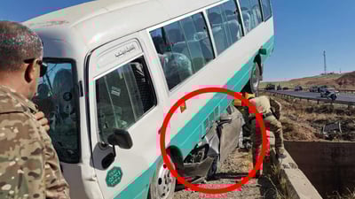 حەوت ئۆتۆمبێل بەیەکیاندادا