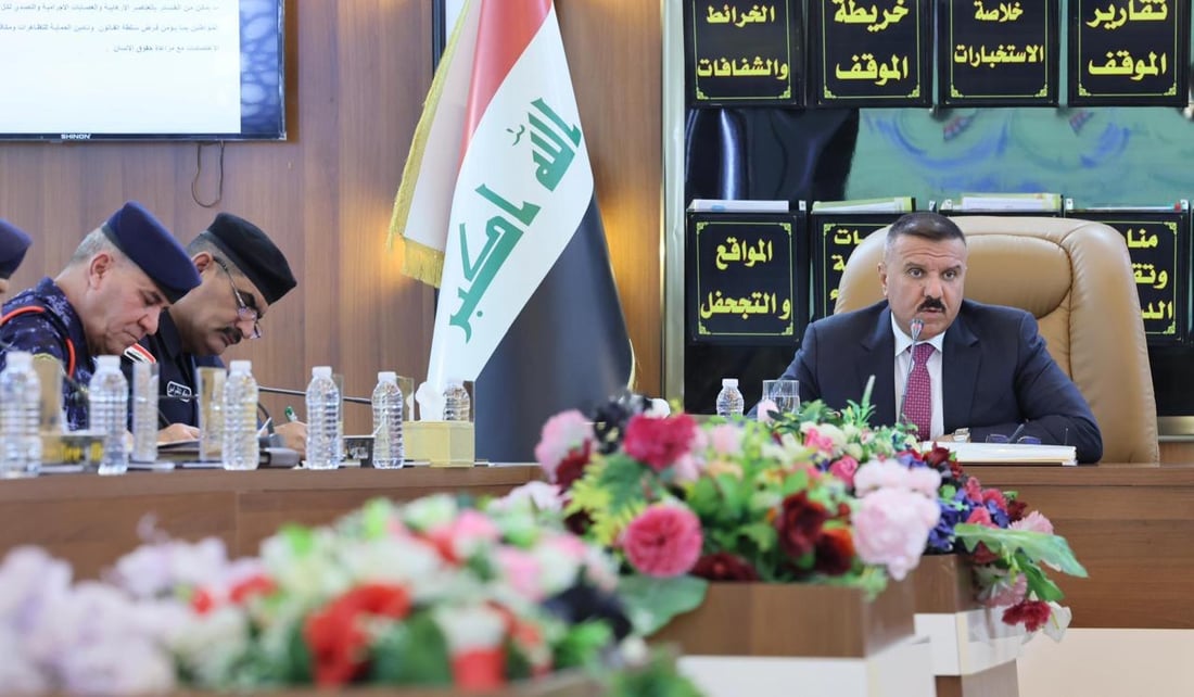 الشمري يوجه بحماية المراكز الانتخابية استعداداً لانتخابات 2025