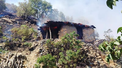 هۆكارى نادیار 500 دۆنم پووش و پاوانى له‌ شارباژێر سوتاند