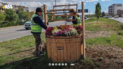 پێنج ئینجانەکەی بلواری شەست مەترییەکەی سلێمانی گوڵڕێژ کران